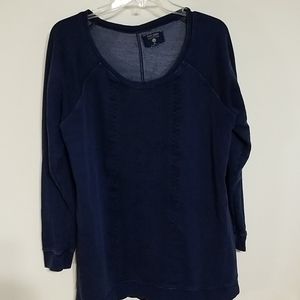 Ruff Hewn plus 2X blue crewneck sweatshirt